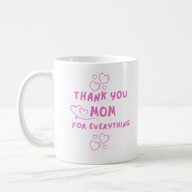 Taza De Café Gracias Mamá Por Todo (Izquierda)