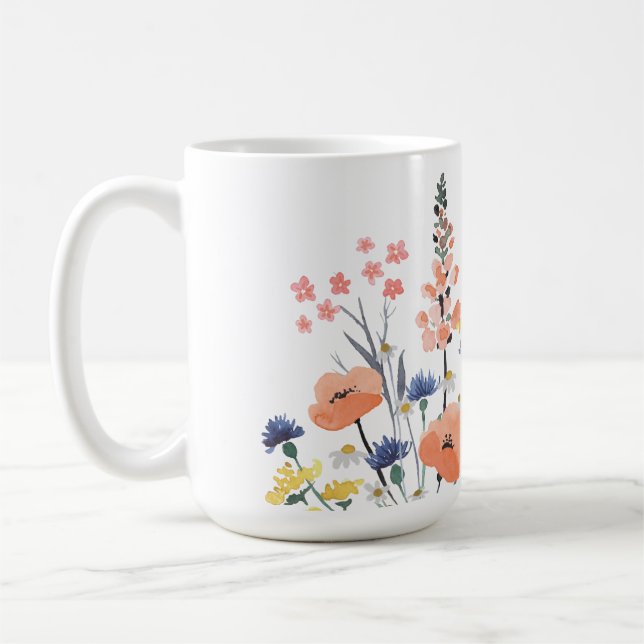 Taza De Café Gracias Por Ayudarme A Bloom Mug (Izquierda)