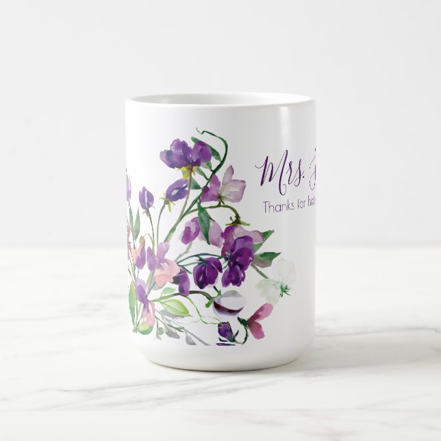 Taza De Café Gracias Por Ayudarme A Bloom Mug (Centro)