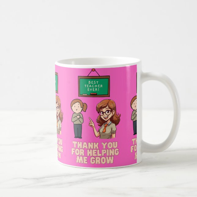 Taza De Café gracias por ayudarme a crecer (Derecha)