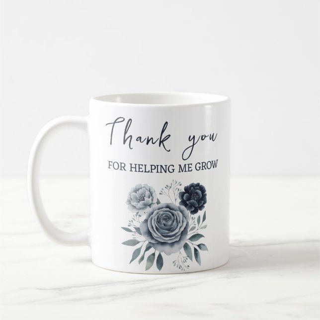 Taza De Café Gracias Por Ayudarme A Crecer, Apreciación Del Pro (Izquierda)