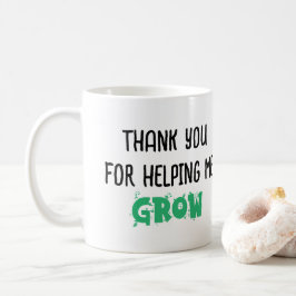 Taza De Café Gracias por ayudarme a crecer - equipo Inspirador