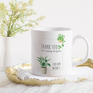 Taza De Café Gracias por Ayudarme a Cultivar Plantas de Interio