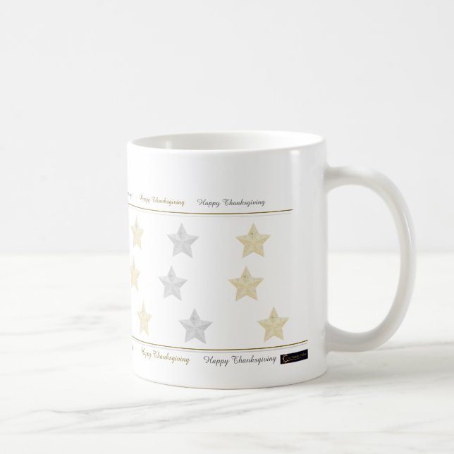 Taza De Café Gracias por dar estrellas de música (Derecha)