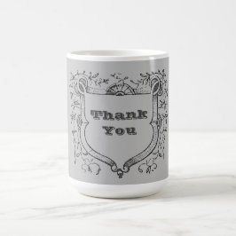 Taza De Café Gracias por la apreciación del marco de Vine de Es