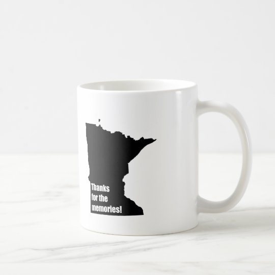 Taza De Café Gracias por las memorias Minnesota