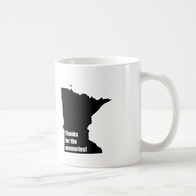 Taza De Café Gracias por los Recuerdos Minnesota (Derecha)