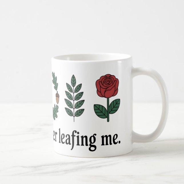 Taza De Café Gracias por no leafarme nunca Mug | Fábrica divert (Derecha)