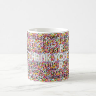 Taza De Café Gracias Por... Patrón cardíaco