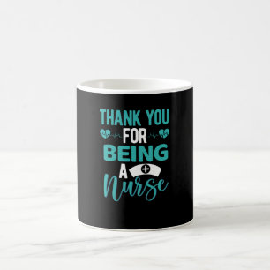Taza De Café Gracias por ser enfermera-enfermera apreciación
