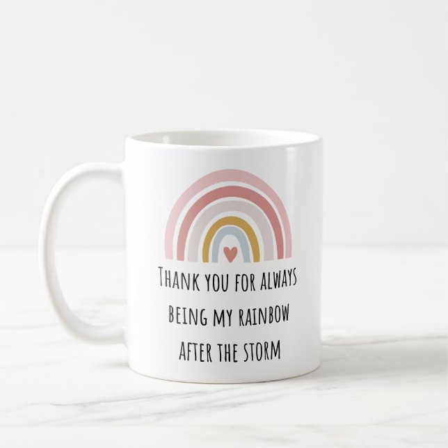 Taza De Café Gracias Por Ser Siempre Mi Amistad Arcoiris (Izquierda)
