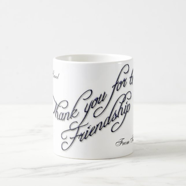 Taza De Café gracias por ser un amigo 2 (Centro)