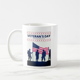 Taza De Café Gracias por sus servicios Patriotic Veterans Day