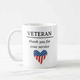 Taza De Café Gracias Por Sus Veteranos De Servicio