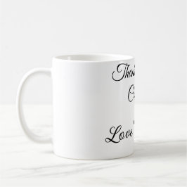 Taza De Café gracias por venir agregar nombre mensaje de texto