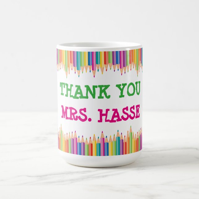 Taza De Café Gracias Profesor (Centro)