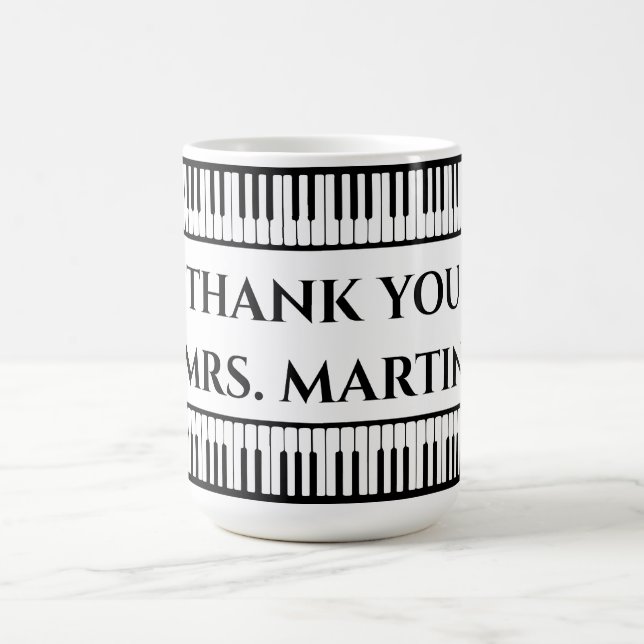 Taza De Café Gracias profesor de música (Centro)