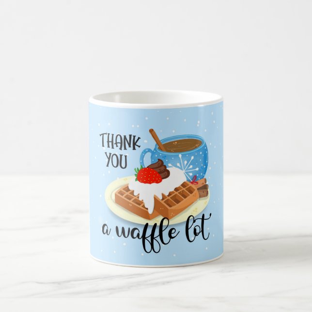 Taza De Café gracias regalo de voluntarios de waffle lot lot  (Centro)