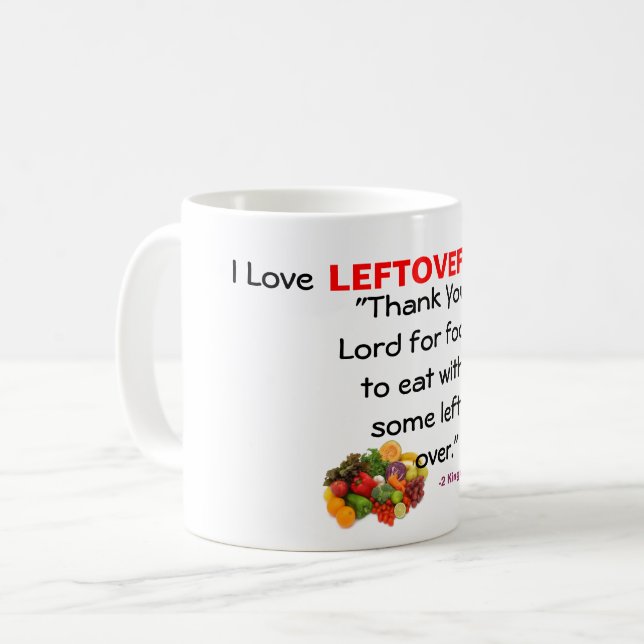 Taza De Café Gracias Señor por Comer. (Anverso izquierdo)