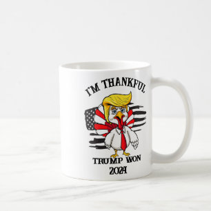 Taza De Café Gracias Trump, gracias Trump ganó 1