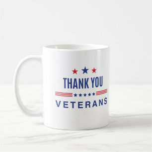 Taza De Café Gracias Veteranos Orgullosos Soldados Militares