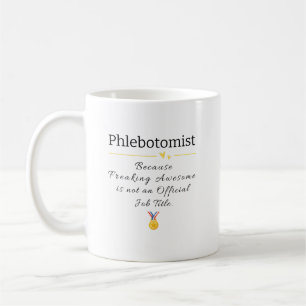 Taza De Café Graciosa Apreciación Flebotomista