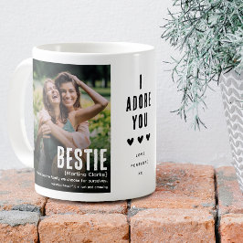 Taza De Café Graciosa BESTIE Definición 2 Foto