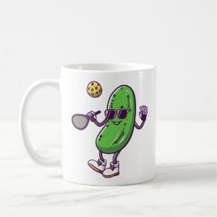 Taza De Café Graciosa bola de bolas y pepino de Guay: remo lúdi