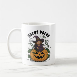 Taza De Café Graciosa Bruja de Halloween