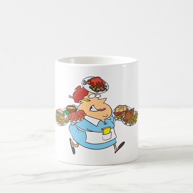 Taza De Café Graciosa camarera (Subido por el creador)