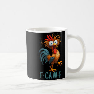 Taza De Café Graciosa Camisas Crudas Black Crow Chicken Gracios