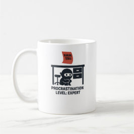 Taza De Café Graciosa cita de experto en dilación de Ninja