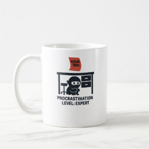Taza De Café Graciosa cita de experto en dilación de Ninja
