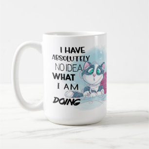Taza De Café Graciosa cita de expresiones de gato