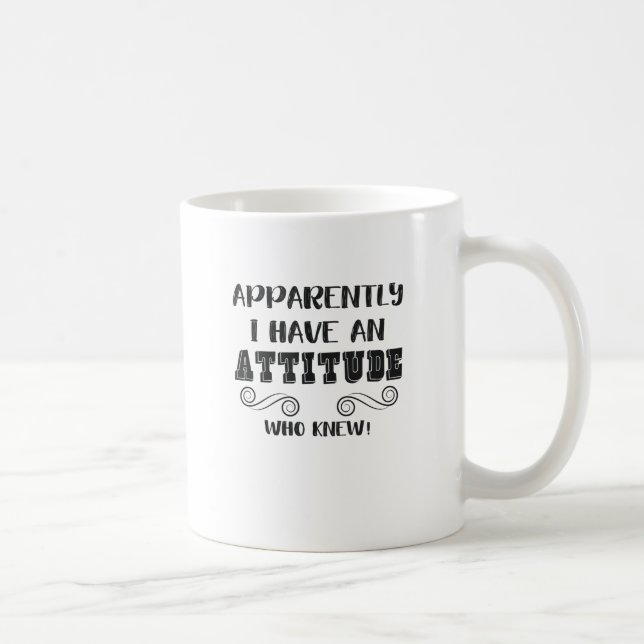 Taza De Café Graciosa cita sarcástica Chicas Actitud femenino a (Derecha)