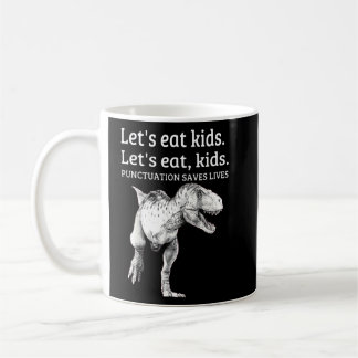 Taza De Café Graciosa comamos la puntuación de los niños salva 