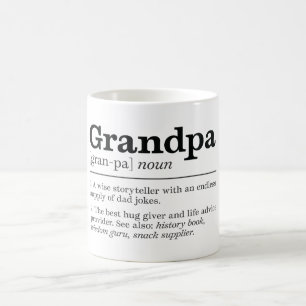 Taza De Café Graciosa definición de abuelo