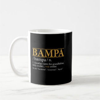 Taza De Café Graciosa definición de BAMPA Regalo del día del pa