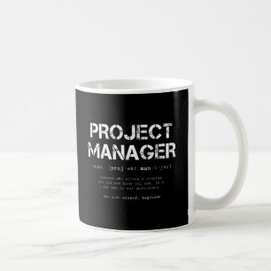 Taza De Café Graciosa definición de diccionario de Project Man