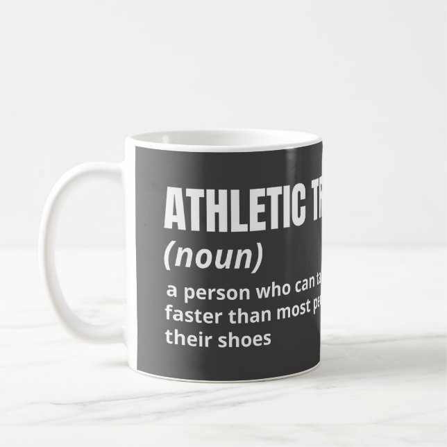 Taza De Café Graciosa definición de entrenador atlético (Izquierda)