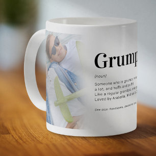 Taza De Café Graciosa definición Grumpa Abuelo Foto Café Mug
