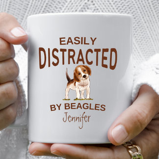 Taza De Café Graciosa distrada por Beagles Personalizada