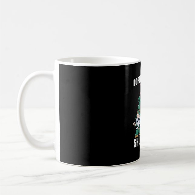 Taza De Café Graciosa enfermera forense St. Patrick's Day (Izquierda)