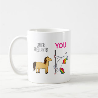 Taza De Café Graciosa enfermera unicornio