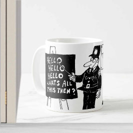 Taza De Café Graciosa Escuela de Capacitación Policial del Rein