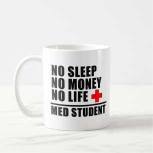Taza De Café Graciosa Escuela Med T Shirt Confía En Mí Casi Un