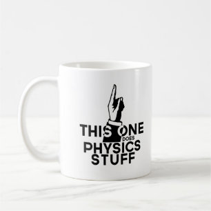 Taza De Café Graciosa Física Coffee Mug - La Vintage hace la fí