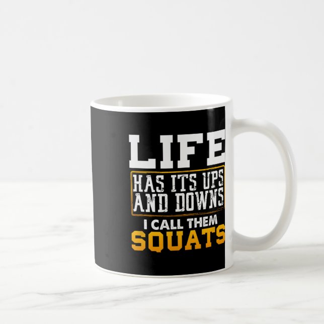 Taza De Café Graciosa Fitness Gym Workout Weibo Squat Hombres M (Derecha)