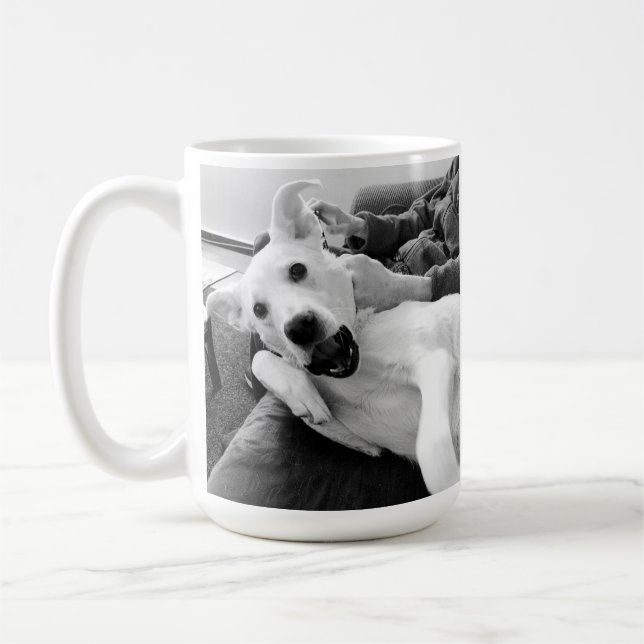 Taza De Café Graciosa foto de Happy Dog B & W Photography (Izquierda)