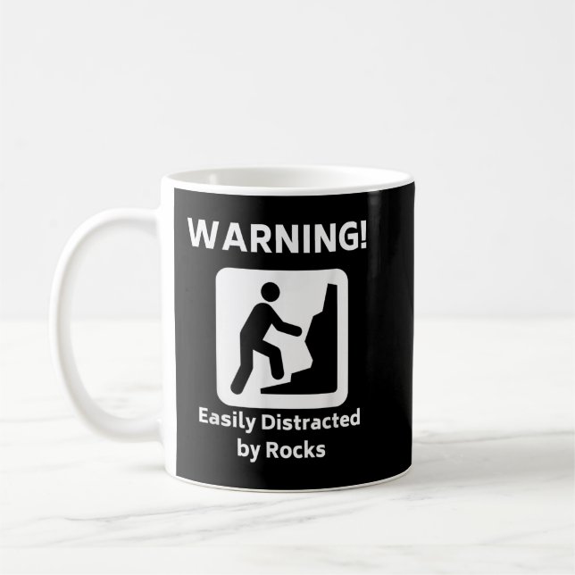 Taza De Café Graciosa Geología Rock Mineral Collector Gift Geol (Izquierda)